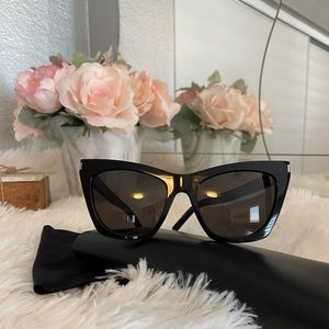 YSL New Wave SL 214 Kate Cat-eye style sunnies in Excellent used condition.